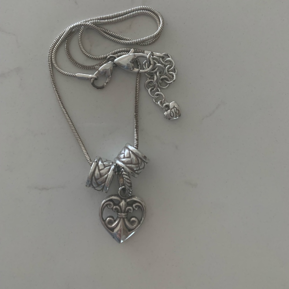 Brighton Fleur De Lis Charm Necklace